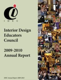 IDEC annual report 2009 cover thumbnail