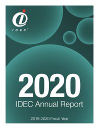 IDEC annual report 2020 cover thumbnail