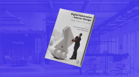 Digital fabrication in interior design book cover thumbnail