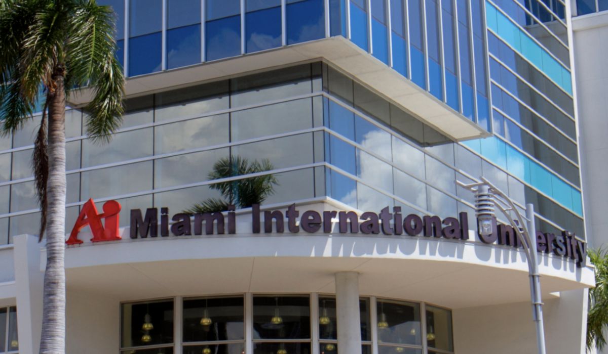 The Art Institute of Miami International University building entrance